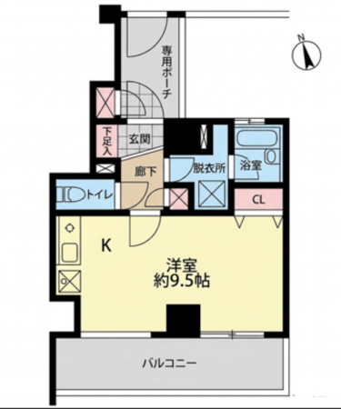 春日部市備後東、中古マンションの間取り画像です