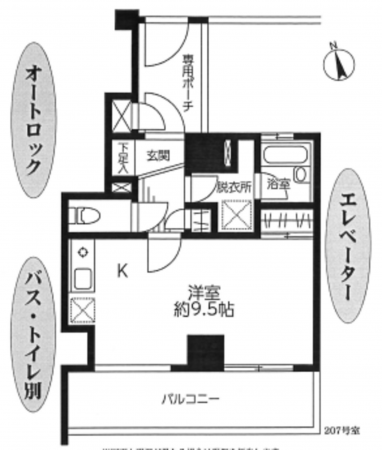 春日部市備後東、中古マンションの間取り画像です
