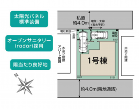 春日部市一ノ割、新築一戸建ての画像です