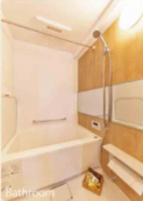 春日部市上蛭田、中古マンションの風呂画像です