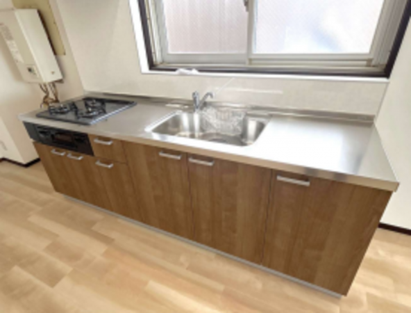 春日部市中央、中古マンションのキッチン画像です