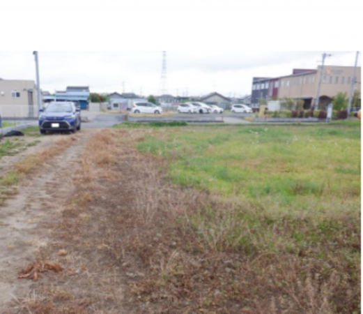 春日部市赤沼、土地の画像です