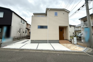 春日部市藤塚、新築一戸建ての画像です