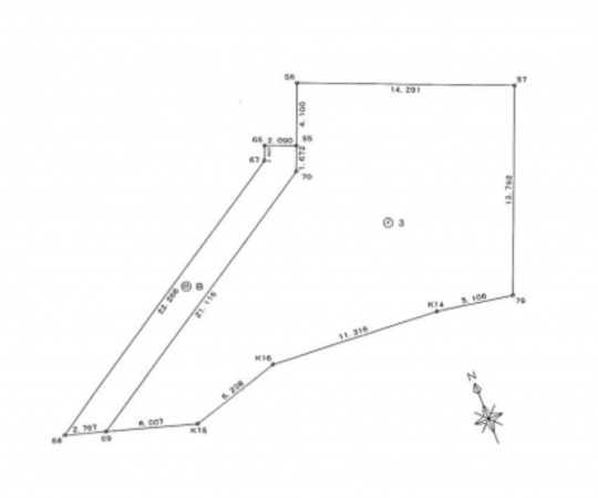春日部市大場、土地の画像です