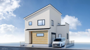 春日部市中央、新築一戸建ての画像です