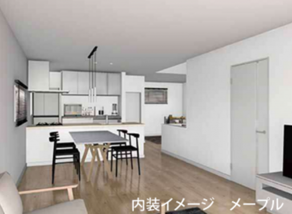 春日部市中央、新築一戸建ての画像です