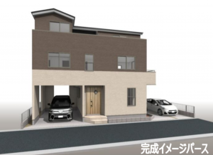 春日部市南、新築一戸建ての画像です