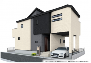 春日部市粕壁東、新築一戸建ての画像です