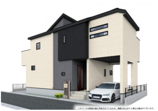 春日部市粕壁東、新築一戸建ての画像です