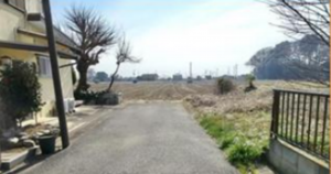 春日部市塚崎、土地の画像です