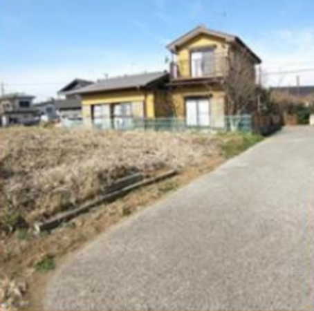 春日部市塚崎、土地の画像です