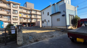 春日部市備後東、土地の画像です