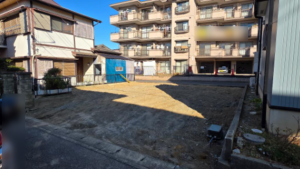 春日部市備後東、土地の画像です