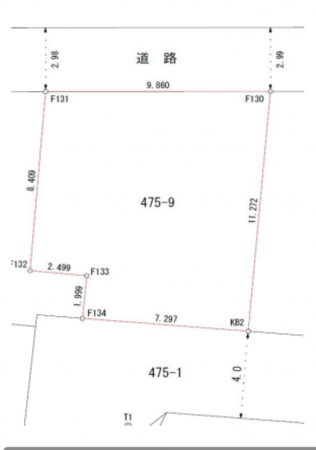 春日部市備後東、土地の画像です
