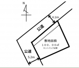 春日部市西八木崎、土地の画像です