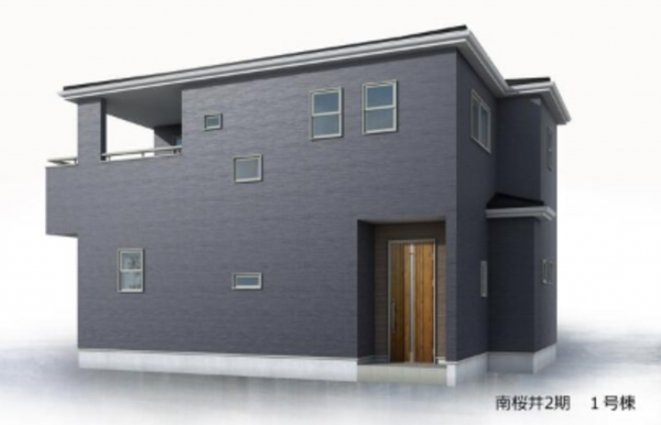 春日部市西金野井、新築一戸建ての画像です