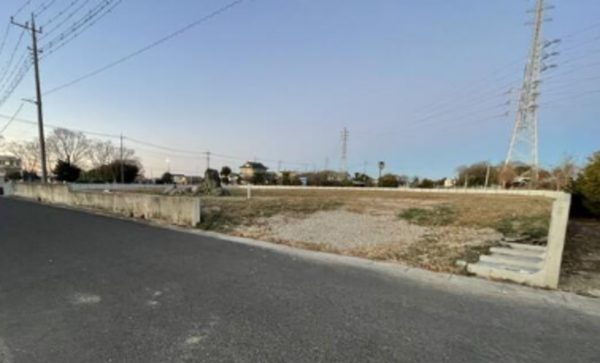 春日部市銚子口、土地の画像です