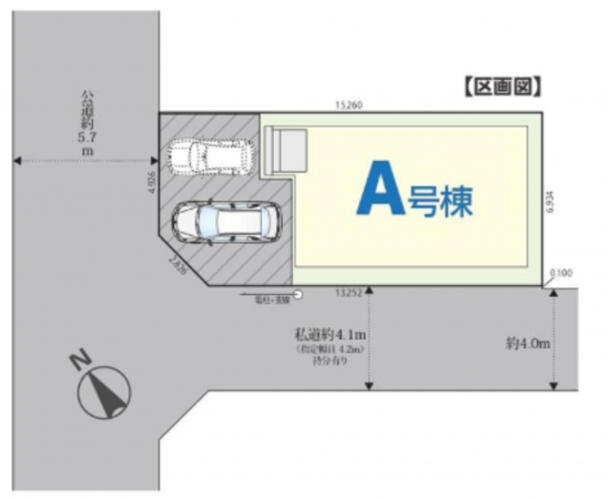 春日部市粕壁東、新築一戸建ての画像です