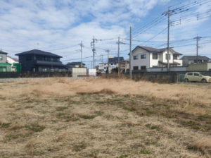 春日部市武里中野、土地の画像です
