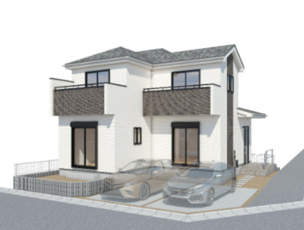 春日部市豊町、新築一戸建ての画像です