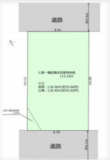 春日部市大枝、土地の画像です