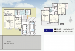 春日部市藤塚、土地の画像です