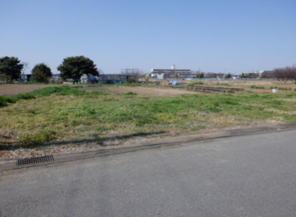 春日部市銚子口、土地の画像です
