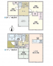 春日部市新宿新田、中古一戸建ての画像です