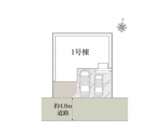 春日部市大沼、新築一戸建ての画像です