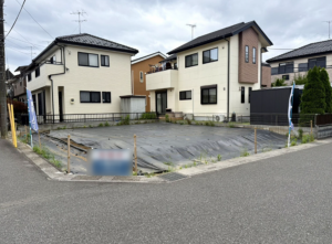 春日部市藤塚、土地の画像です