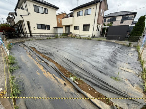 春日部市藤塚、土地の画像です