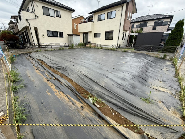 春日部市藤塚、土地の画像です