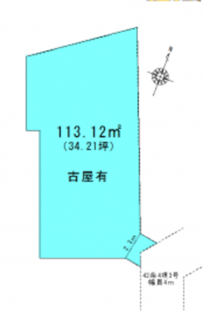春日部市緑町、土地の画像です