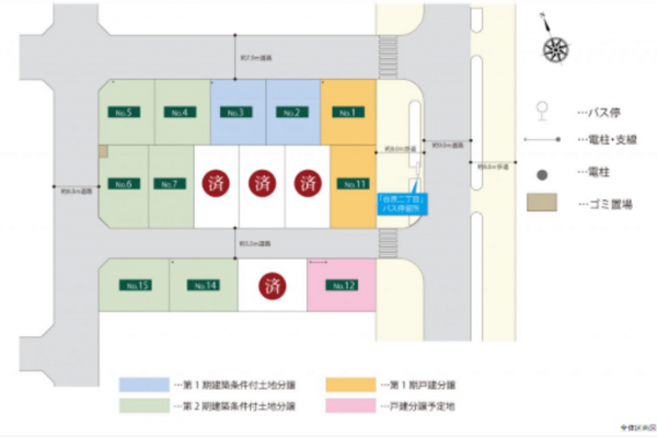 春日部市谷原、土地の画像です