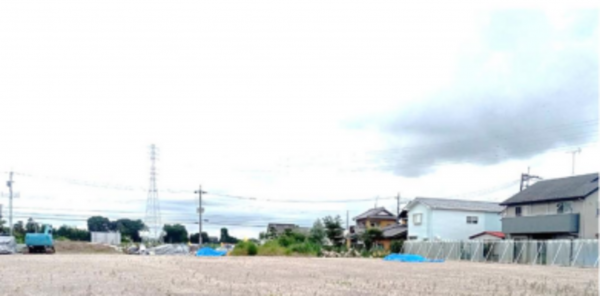 春日部市銚子口、土地の画像です