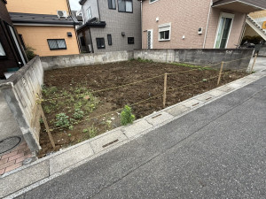 春日部市備後東、土地の画像です
