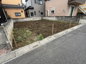 春日部市備後東、土地の画像です