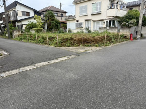 春日部市大枝、土地の画像です