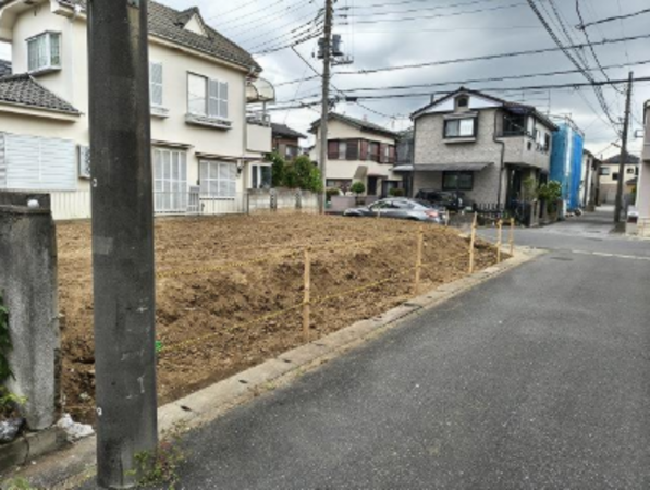 春日部市大枝、土地の画像です