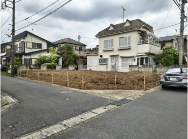 春日部市大枝、土地の画像です
