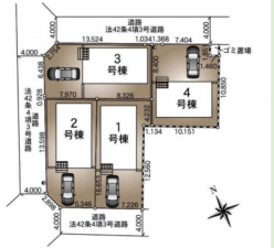 春日部市内牧、新築一戸建ての画像です