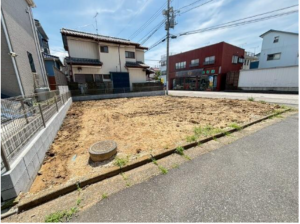 春日部市米島、土地の画像です