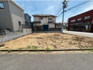 春日部市米島、土地の画像です
