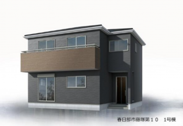 春日部市藤塚、新築一戸建ての画像です