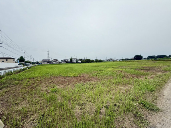 春日部市永沼、土地の画像です