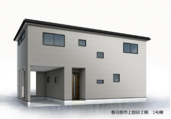春日部市上蛭田、新築一戸建ての画像です