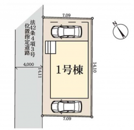 春日部市上蛭田、新築一戸建ての画像です