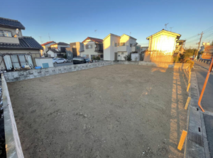 春日部市藤塚、土地の画像です
