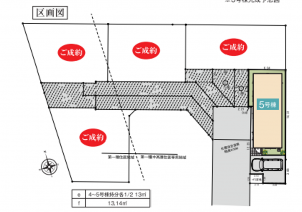 春日部市一ノ割、新築一戸建ての画像です
