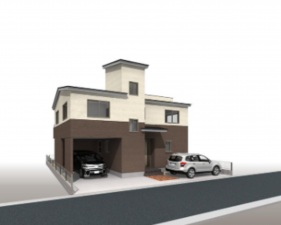 春日部市増田新田、新築一戸建ての画像です